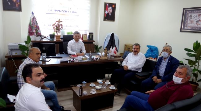 K. Karaköprü Belediyespor Yönetiminden Şanlıurfa Büyükşehir Belediyesi Spor Şb.Müdürlerine ziyaret