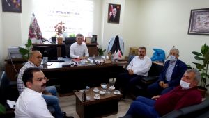 K. Karaköprü Belediyespor Yönetiminden Şanlıurfa Büyükşehir Belediyesi Spor Şb.Müdürlerine ziyaret