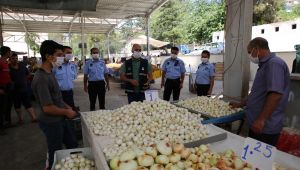 Semt Pazarlarında Salgınla Mücadele Sürüyor