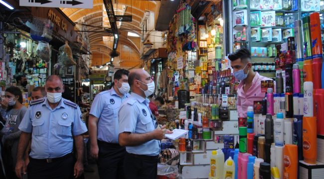 Zabıtadan Kaldırım İşgaline Balans Ayarı