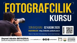 Büyükşehir'den Profesyonel Fotoğrafçılık Kursu