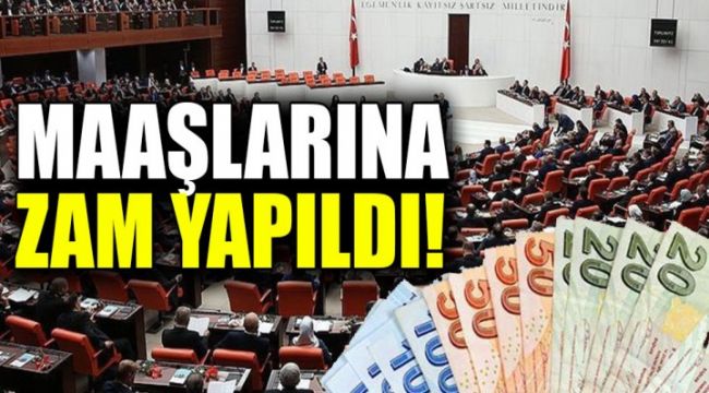 Cumhurbaşkanı, milletvekili... Maaşlarına zam yapıldı