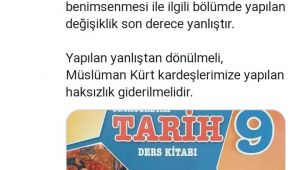 Kürtlerin Tarih Kitabından Silinmesine Tepki 