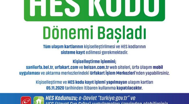 Toplu Taşımada Hes Kodu Zorunluluğu