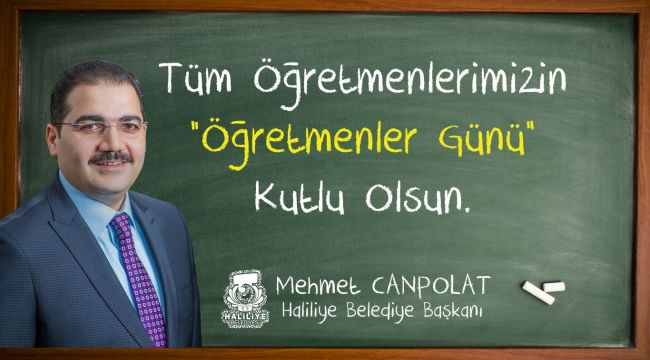 Başkan Canpolat’tan 24 Kasım Öğretmenler Günü Mesajı