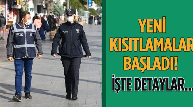 İçişleri Bakanlığı Yeni Kısıtlamaları Yayımladı!