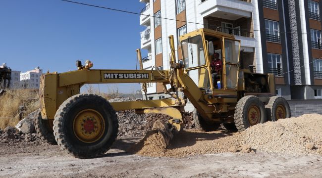 Karaköprü'de Hummalı Yol Çalışması 