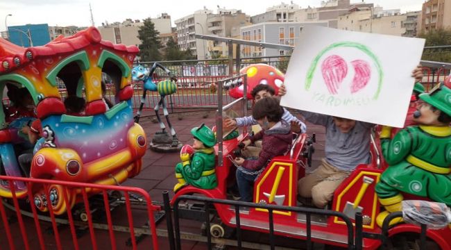 Yardımeli Çocuklara Lunapark Keyfi Yaşattı