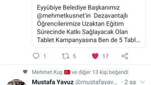 Belediye başkanı Kuş'tan öğrencilere büyük destek!