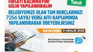 Yapılandırma Fırsatı Devam Ediyor