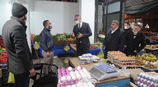 Başkan Kuş, Gece Gündüz Sahada