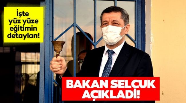 MEB Ziya Selçuk’tan yüz yüze eğitim açıklaması! İlkokul, Ortaokul, Liseler ve Okular ne zaman açılacak?