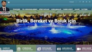 Ali Çiftelin şahsi web sitesi yayın hayatına girdi