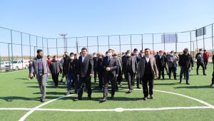 Karaköprü Kırsalında Spor Yatırımları Sürüyor