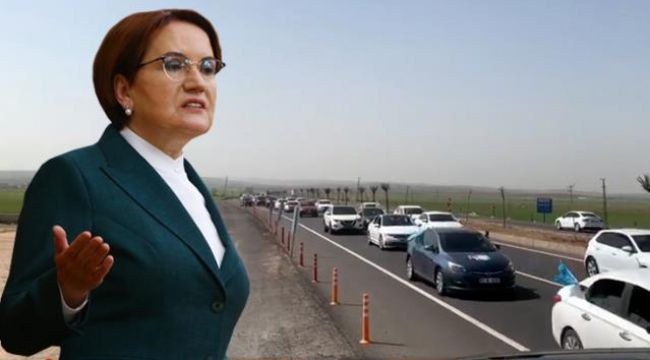 Şanlıurfa'da yüzlerce araçlık konvoyla karşılandı