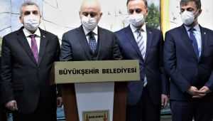 Ulaştırma Ve Altyapı Bakanı Karaismailoğlu, Başkan Beyazgül’ü Makamında Ziyaret Etti