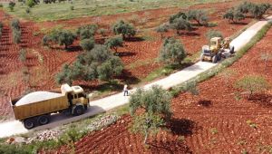 “Saklı Cennet” Halfeti Kırsalında Yol Çalışmaları Hızlandı