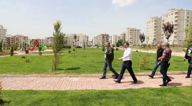 Başkan Baydilli Yeni Parkları İnceledi