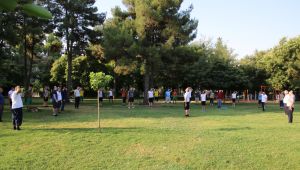 Kasaptaşı Parkındaki Spor Aletleri Ve Koşu Pisti Yenilendi