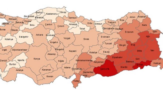 Şanlıurfa yine birinci sırada