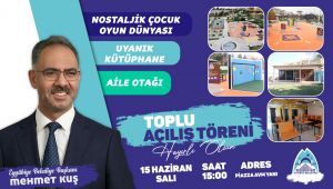 Başkan Mehmet Kuş, Toplu açılış törenine davet etti