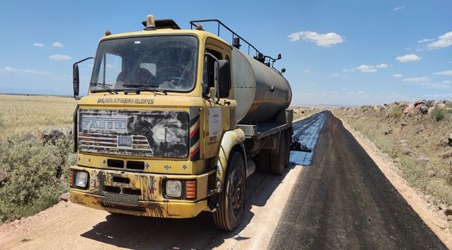 Siverek Kırsalında Asfalt Çalışmaları