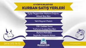 Eyyübiye Belediyesi Kurban Satış Ve Kesim Yerleri Belirlendi