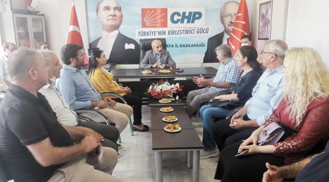 HDP ve ANAP’tan CHP Şanlıurfa İl Başkanlığına Ziyaret