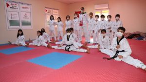 Karaköprü’de Çocuklar Tatili Spor Kurslarında Değerlendiriyor