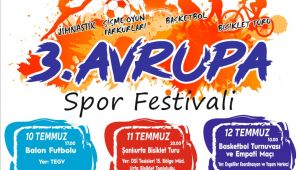 Şanlıurfa’da 3.Avrupa Spor Festivali Gerçekleştirilecek