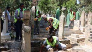 Şanlıurfa Mezarlıkları Kurban Bayramına Hazır