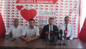 Türkiye Değişim Partisi Eyyübiye İlçe Başkanı Belli Oldu