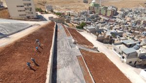 Eyyübiye Belediyesi İlçeye Yeni Yeşil Alanlar Kazandırmaya Devam Ediyor
