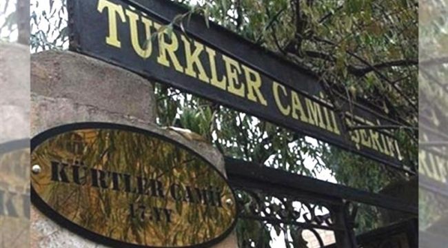 'Kürtler Camii' restorasyondan sonra 'Türkler Camii' oldu