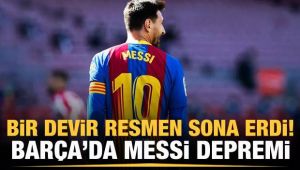Messi, Barcelona'dan ayrıldı