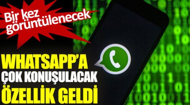 Whatsapp'a Çok Konuşulacak Özellik Geldi