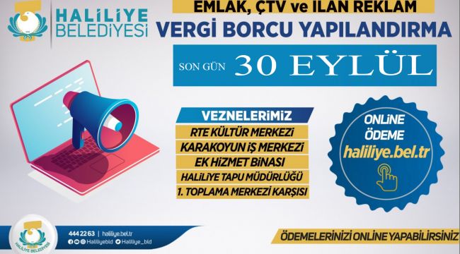 Yapılandırmada Son Gün 30 Eylül