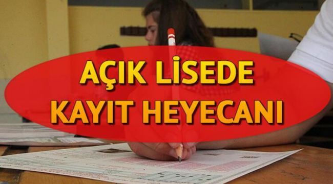 AÖL 1. dönem sınavları ne zaman? 2021 Açık Öğretim Lisesi sınav ve kayıt tarihleri