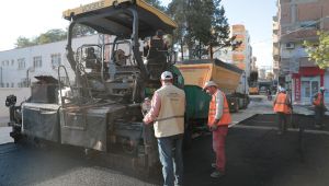 Başkan Beyazgül Birecik’te Yürütülen Asfalt Çalışmalarını İnceledi