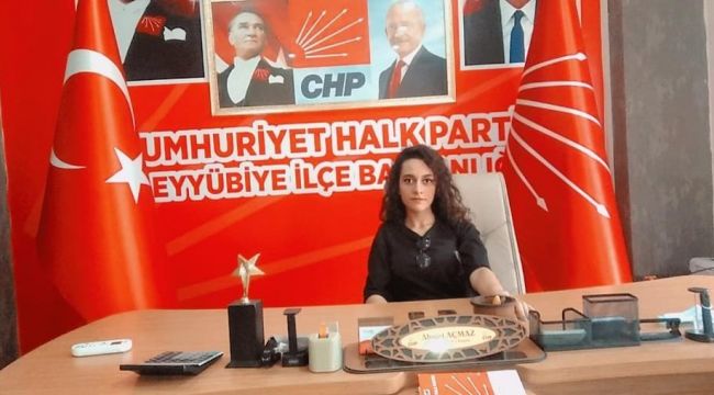CHP Eyyübiye İlçe Kadın Kolları Başkanlığına Beyzanur Sandıkçı Getirildi