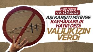 İstanbul'da kaymakamlığın izin vermediği aşı karşıtı mitinge valilikten izin çıktı
