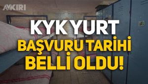 KYK yurt başvuruların başlayacağı tarih belli oldu! 