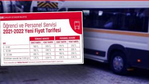 Öğrenci ve personel servis ücretlerine zam