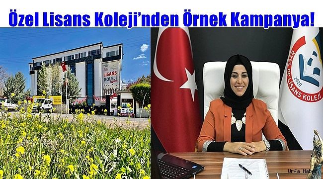 Özel Lisans Koleji'nden Örnek Kampanya