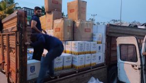 Günyüzü Derneği Suriye/ İdlip'e gıda ve ihtiyaç malzemeleri gönderdi