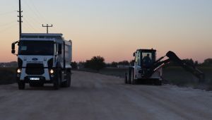 Harran’da Asfalt Çalışması  