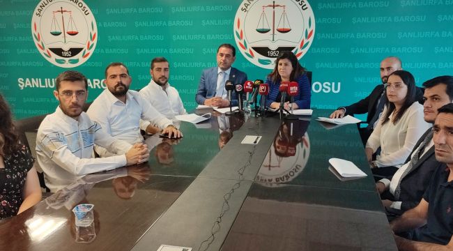 Şanlıurfa Barosu, Cezaevinde yaşanan sorunlar hakkında basın açıklamasında bulundu