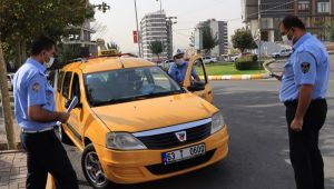 Şanlıurfa’da Ticari Taksiler Denetlendi