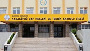 Şanlıurfa Karaköprü GAP Mesleki ve Teknik Anadolu Lisesi Türkiye Birincisi Oldu 
