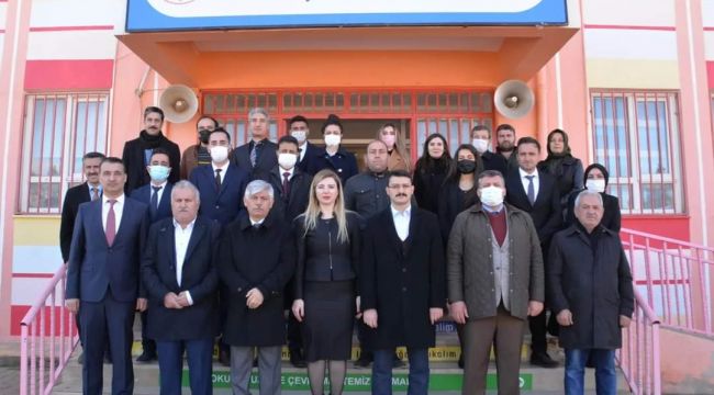 Altınbaşak Orta okulunda 